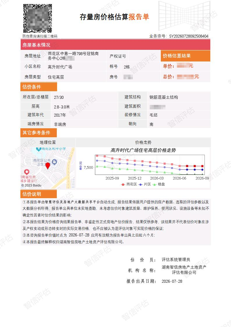 评估报告效果图